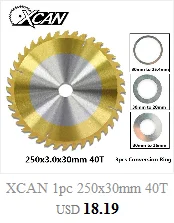 XCAN 1 шт. 250 мм 40 т высококачественный твердосплавный деревообрабатывающий пильный диск с отверстием 30 мм режущий диск по дереву TCT Циркулярный пильный диск