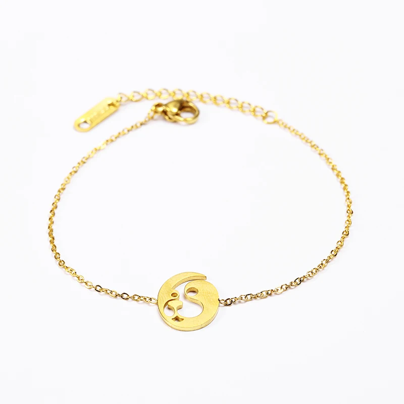 SHE WEIER charm chain link bracelets bangles friendship braclet hand braslet female femme girl dog gold | Украшения и аксессуары