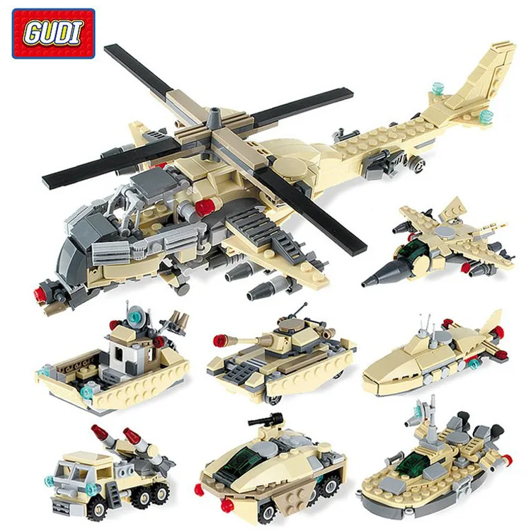 GUDI Совместимость lego Лего Lego Legos Конструктор Строительный блок игрушка G8007 679 шт