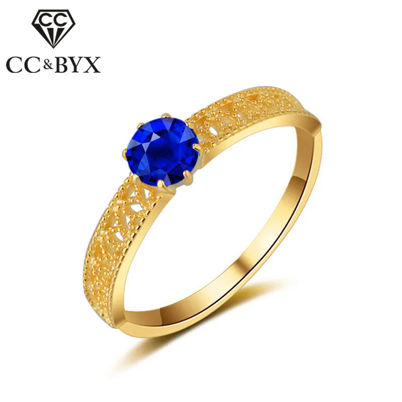 CC женские ювелирные изделия винтажные кольца для женщин золотистый цвет резной