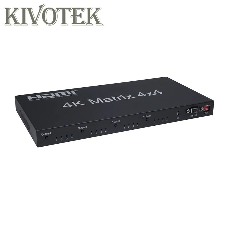 Матричный Коммутатор HDMI FullHD 4K 2K 3D 1080P 4x4 4 4x2 сплиттер конвертер адаптер ИК