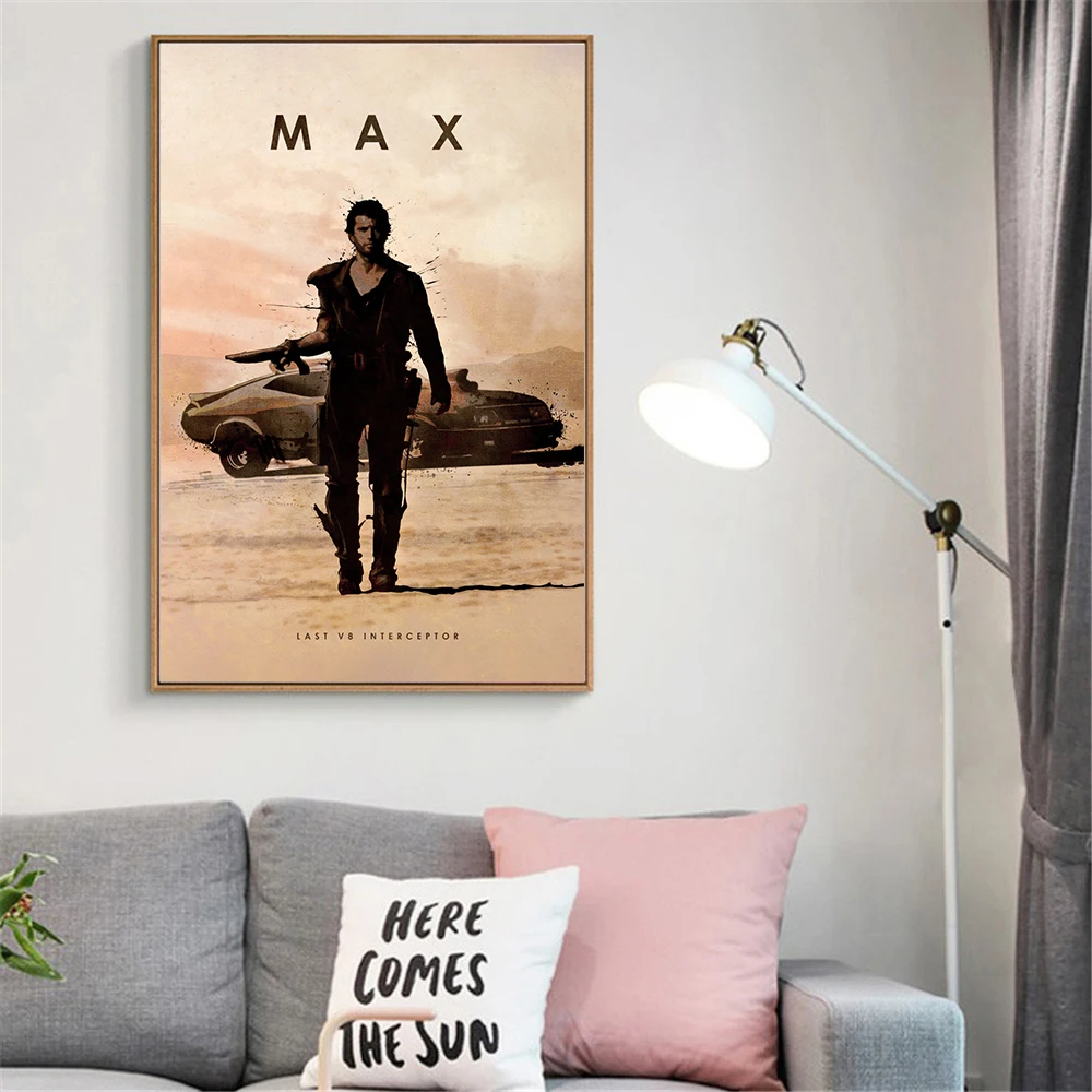 Настенные художественные Ретро картины на холсте James Bond Max Классические Постеры и принты настенные картины для гостиной домашний декор