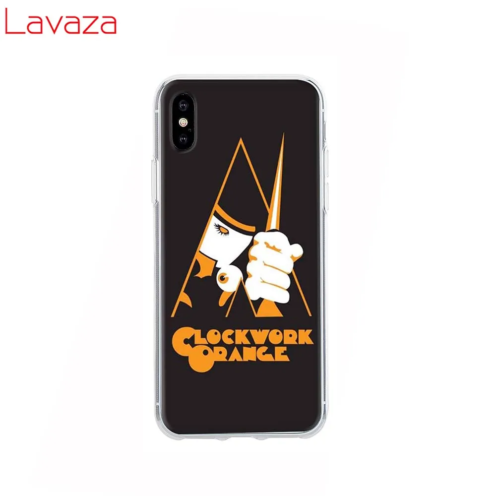 Жесткий чехол для телефона Lavaza A Clockwork оранжевая пленка аниме Apple iPhone 6 6s 7 8 Plus X 5 5S SE