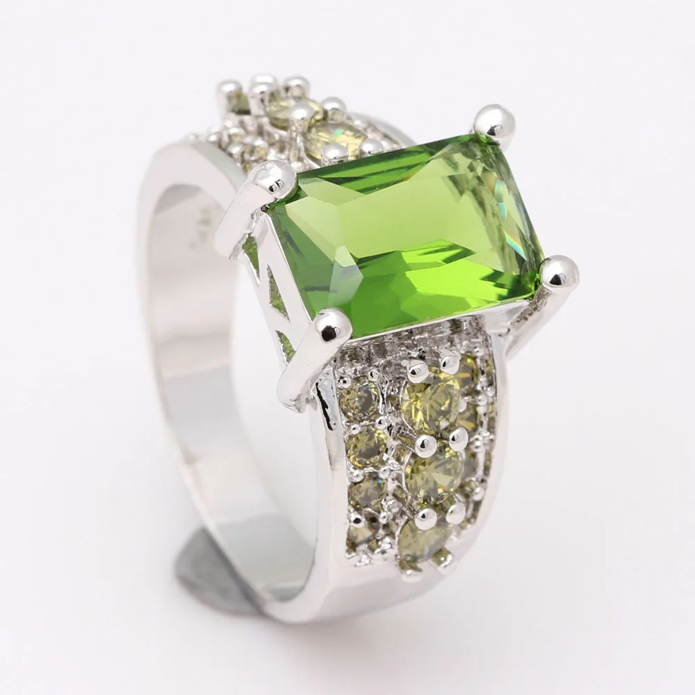 Женское кольцо с фианитом ebay зеленое черным пистолетом 2016 | Украшения и