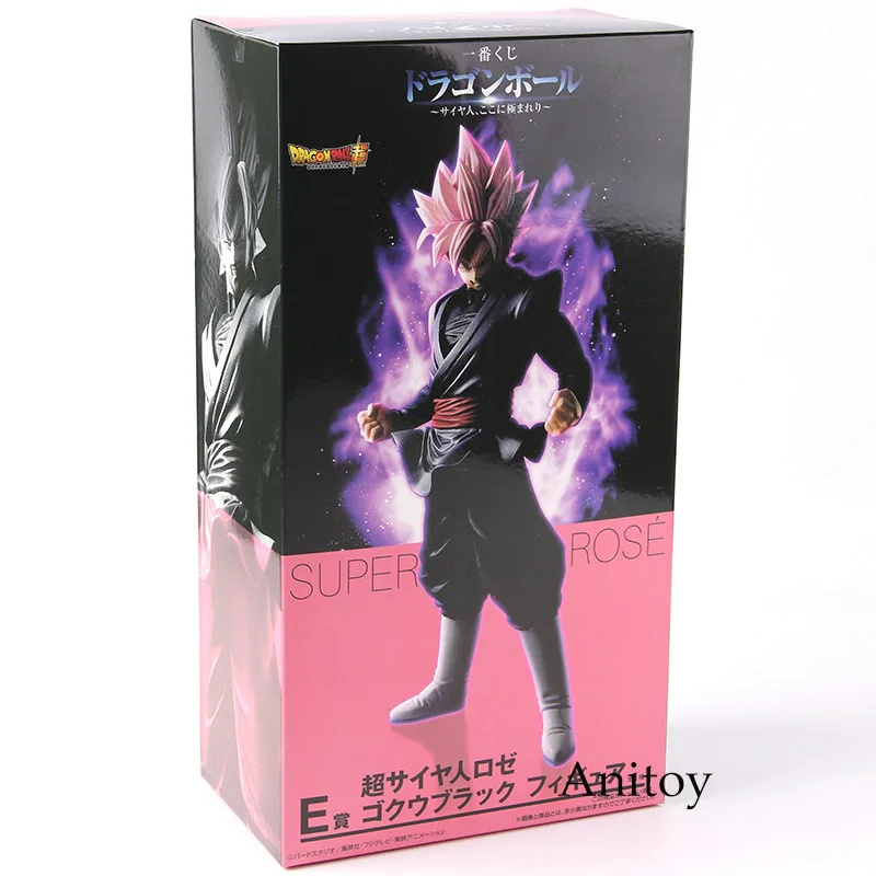 Ichiban Kuji Dragon Ball Super Zamasu Super Saiyan Rose Goku черная фигурка ПВХ Коллекционная модель игрушки