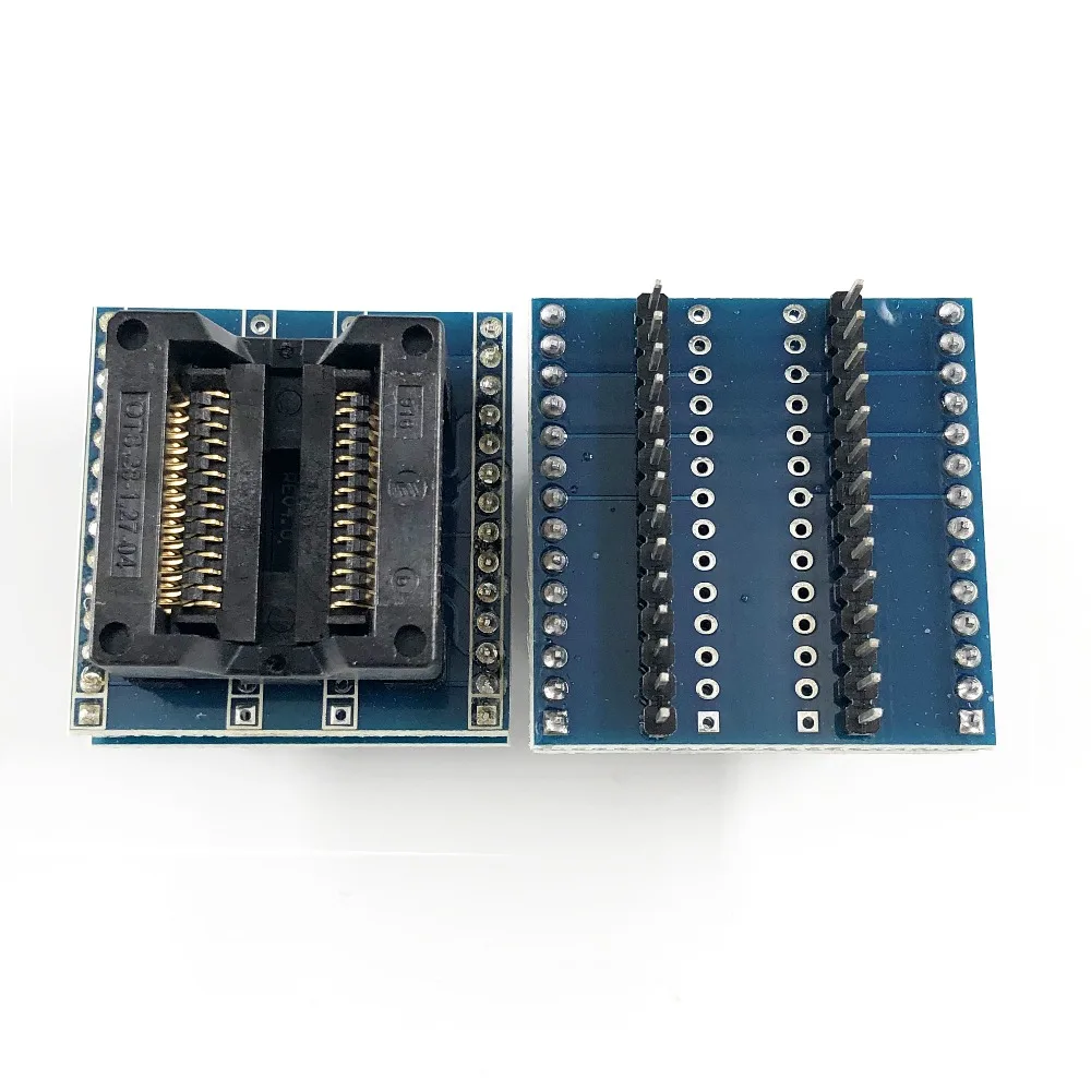 RT809H SOP28 к DIP28 адаптер гнездо IC SOIC28 контактный шаг 1 27 тестовый программист SMT