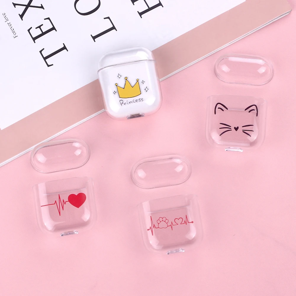 Беспроводной чехол для наушников Apple iPhone зарядная коробка AirPods Pro жесткий