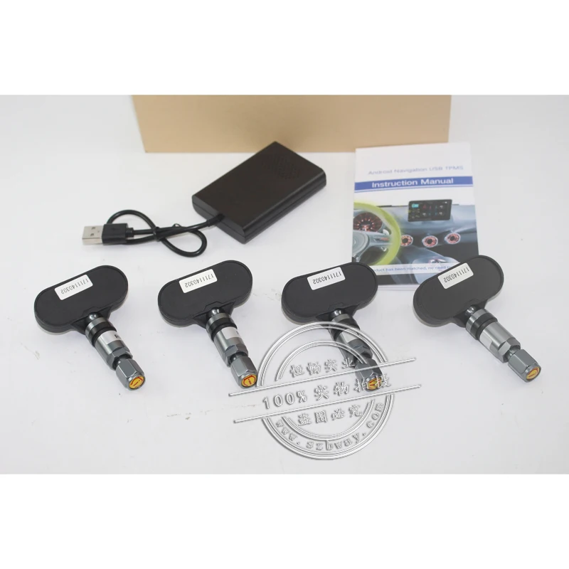 Датчик давления в шинах ZHUIHENG USB датчик с 4 внутренними датчиками для TPMS Android|Датчик