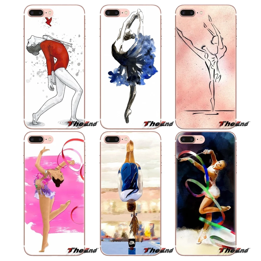 Gymnastics Oil Painting Soft Transparent Shell Covers For Samsung Galaxy J1 J2 J3 J4 J5 J6 J7 J8 Plus 2018 Prime 2015 2016 2017 |