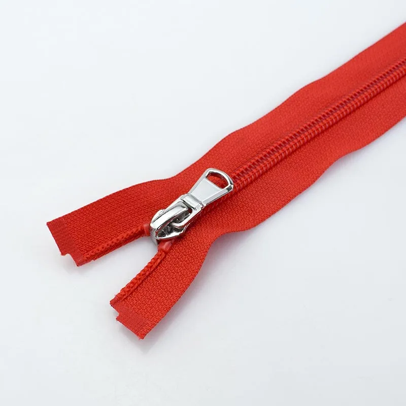 red 4 шт. Meetee 5# разъемная застежка-молния нейлоновые молнии 40/60/70 см, открытый конец молния Швейные DIY сумки пальто украшения для одежды, аксессуары на заказ ремесло - Цвет: red
