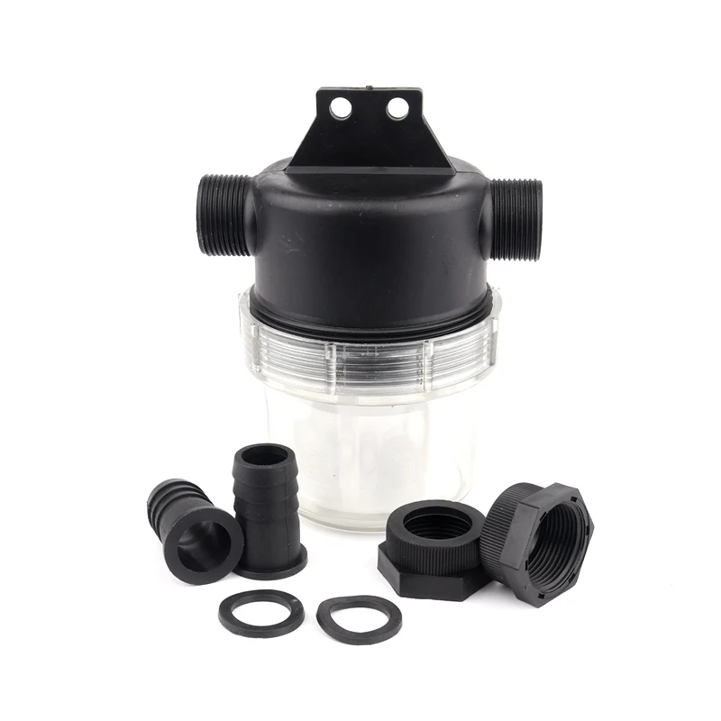 20 25 32mm 50Mesh Transparent Water Filter Garden Irrigation Filters Agriculture Visible Pipe Pre-Filter Pet Aquarium Filter
