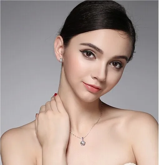 Ювелирный Комплект с подвеской и крыльями корейский стиль ювелирное изделие