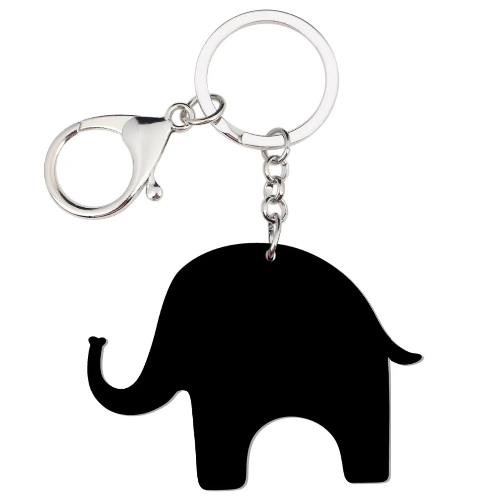 Bonsny акриловые брелки в виде джунглей ранние кольца новинка украшения животных