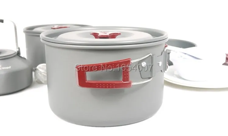 Горячая 4-5 человек набор Be Cocina уличные столовые приборы команда наборы кастрюль кемпинг набор для приготовления пищи Panelas лагерь посуда огонь клен FMC-209