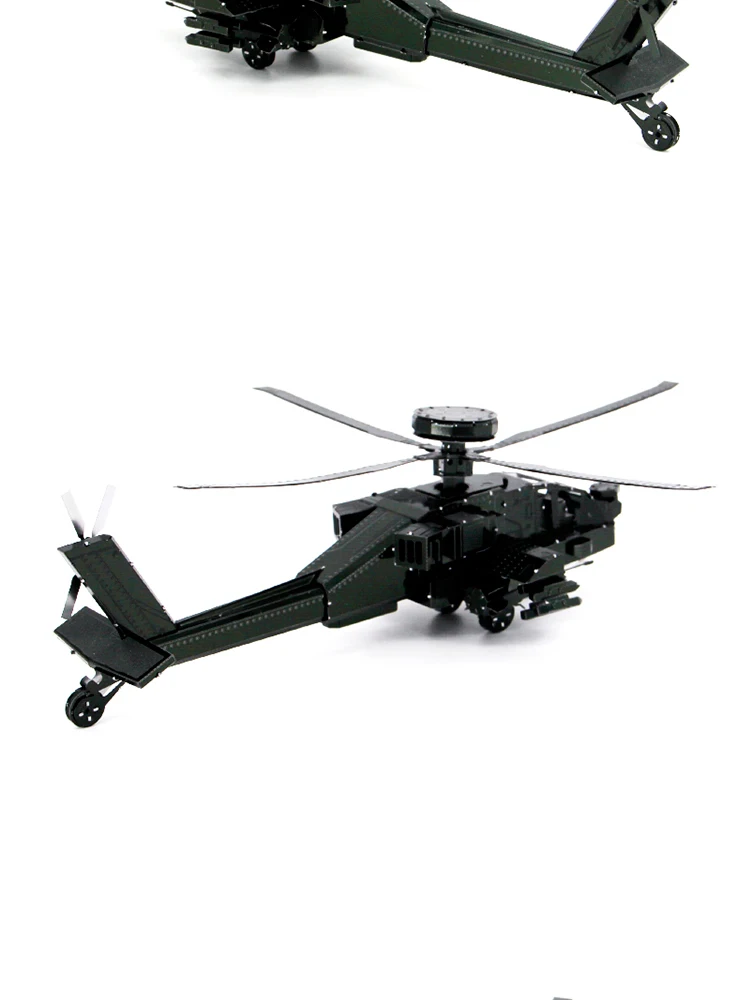 3D металлическая головоломка модель DIY AH-64D Apache вручную головоломки для сборки рабочего стола дисплей Развивающие игрушки для взрослых детей Подарки