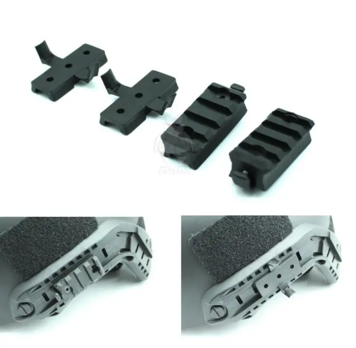 Адаптер для вспышки быстрого шлема с боковой рейкой BK/DE|helmet rail adapter|helmet mounthelmet