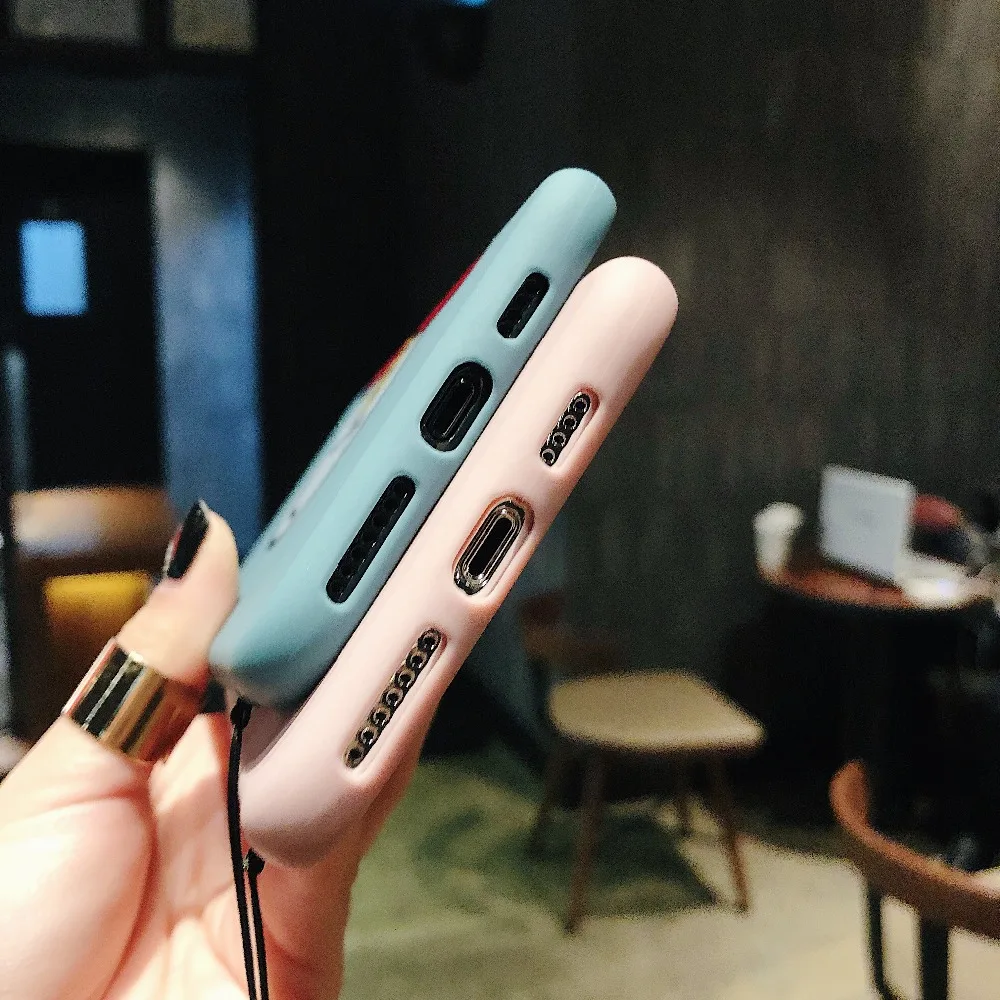 Cute Doraemon pattern phone cases for iphone XS Max XR X 6 6S 7 8 plus case soft TPU simple back cover |