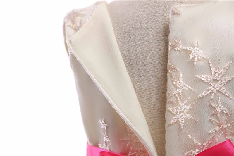 

Girls Outfits Summer Clothes Kids Wedding Dress for Girl Sleeveless Flower Printed Bow Princess Dresses White Lace