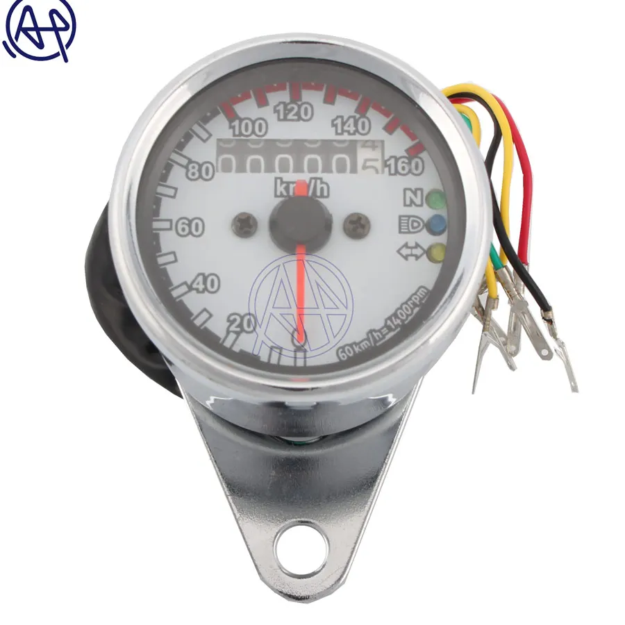 Тахометр для мотоцикла 12 В 3 светодиода универсальный|tachometer speedometer|odometer gaugemotorcycle