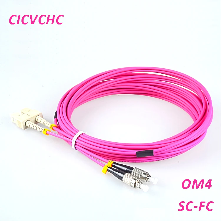 дуплекс 2SC/UPC-2FC/UPC-OM4-PVC-3