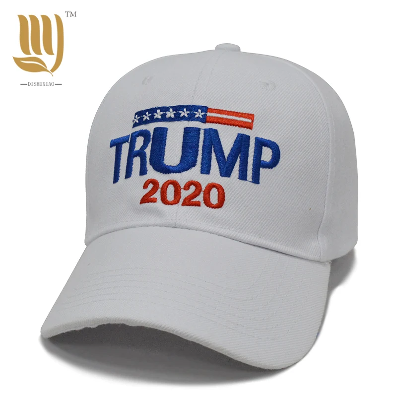 white Мужская Бейсболка, Регулируемая Кепка Trump, бейсбольная кепка Casquette, Женская бейсбольная кепка, s Регулируемая бейсбольная Кепка Gorras для мужчин - Цвет: white
