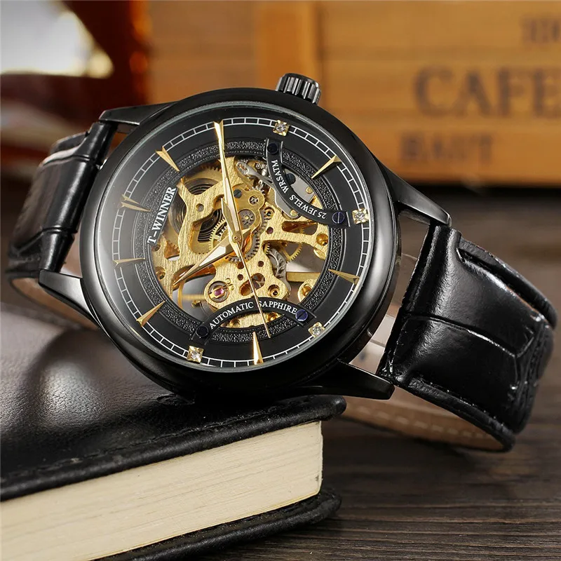 Forsining Mens Watch Top Brand Luxury Military Sport Hand Wind Mechanical Wristwatch Skeleton Male Clock relogio masculino 0650 | Наручные