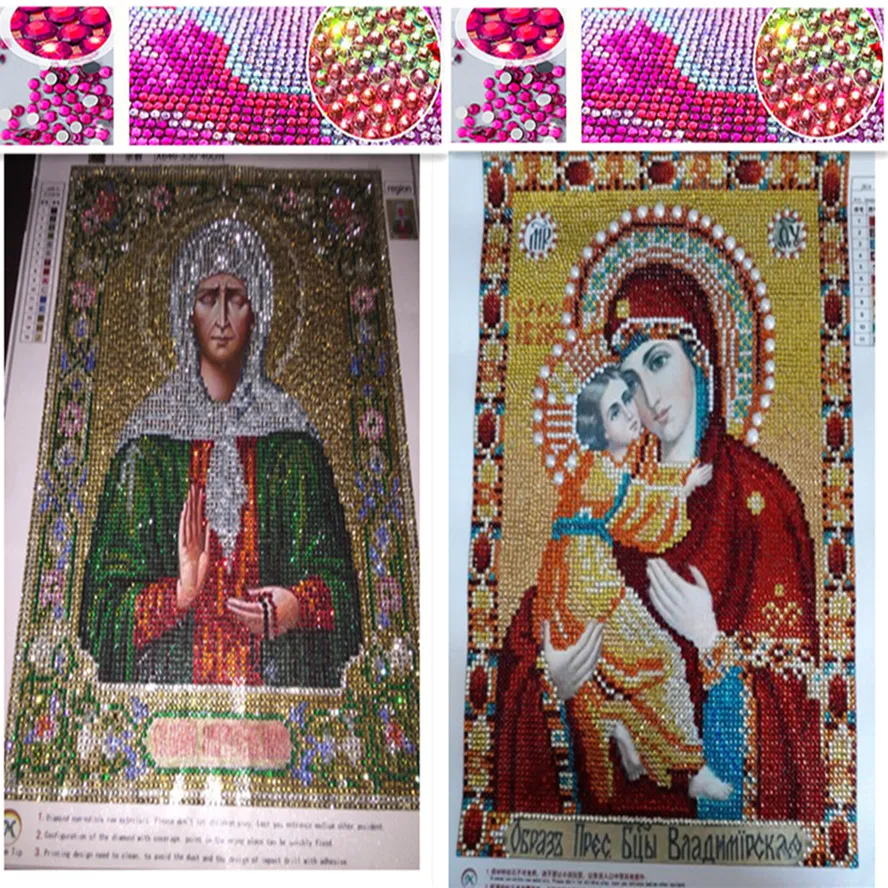30*40 Diy Алмазная вышивка икона религия Стразы вышивки крестом Наборы Рукоделие