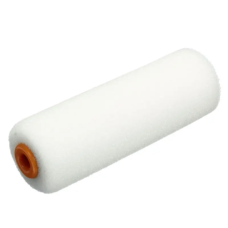 10 шт./партия 100 мм Мини Белый Прочный пены Краски ролик рукава ing украшения