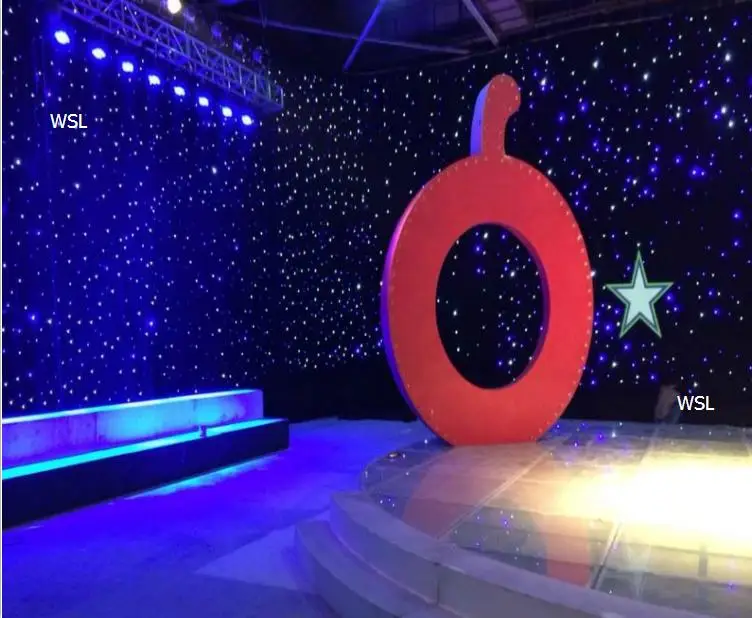 Фон для свадебной фотосъемки с изображением звезд 3x3 м|led curtain screen|screen ledscreen white |