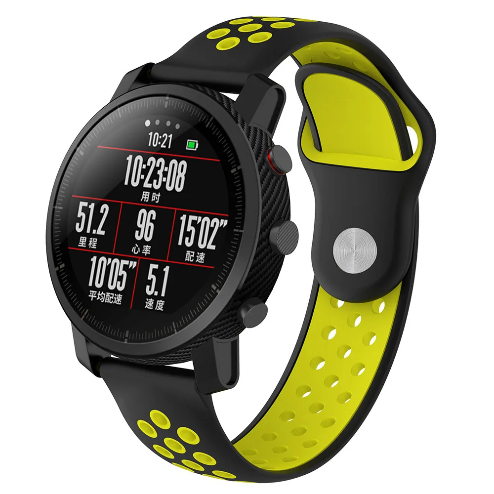 Спортивные Наручные Ремни для Xiaomi Huami Amazfit Bip Смарт часы силиконовый сменный