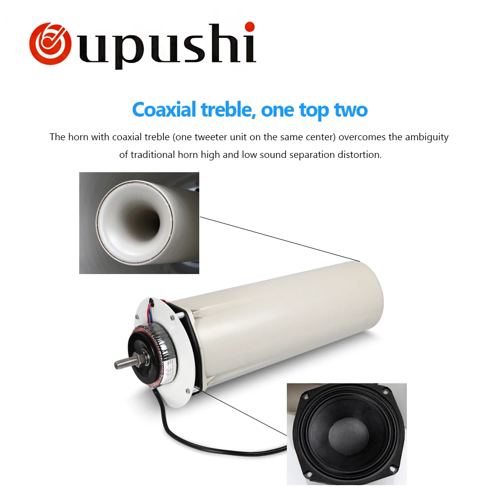 Oupushi 150 Вт любую погоду водонепроницаемый качество звука Hi-Fi 70V/100V 6 5 дюймов кампус