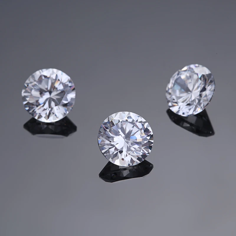 Оптовые поставки качественный A + кубический циркониевый камень 1 мм ~ 12