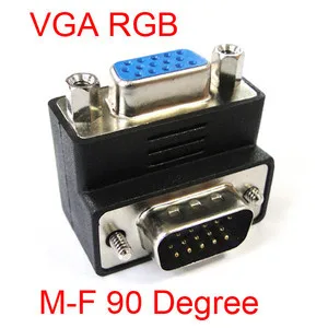 CY Cablecc вверх под углом 90 градусов VGA SVGA адаптер Папа-мама |