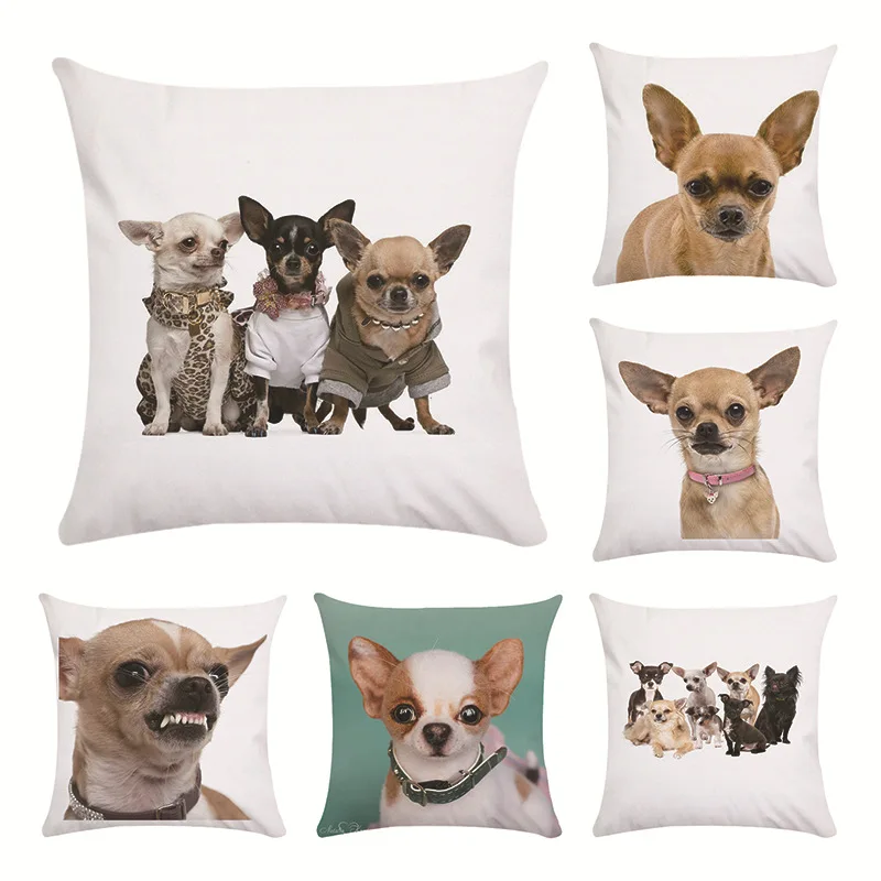 Пёс из мультфильма Cushio Квадратные наволочки для подушек Животные печатных