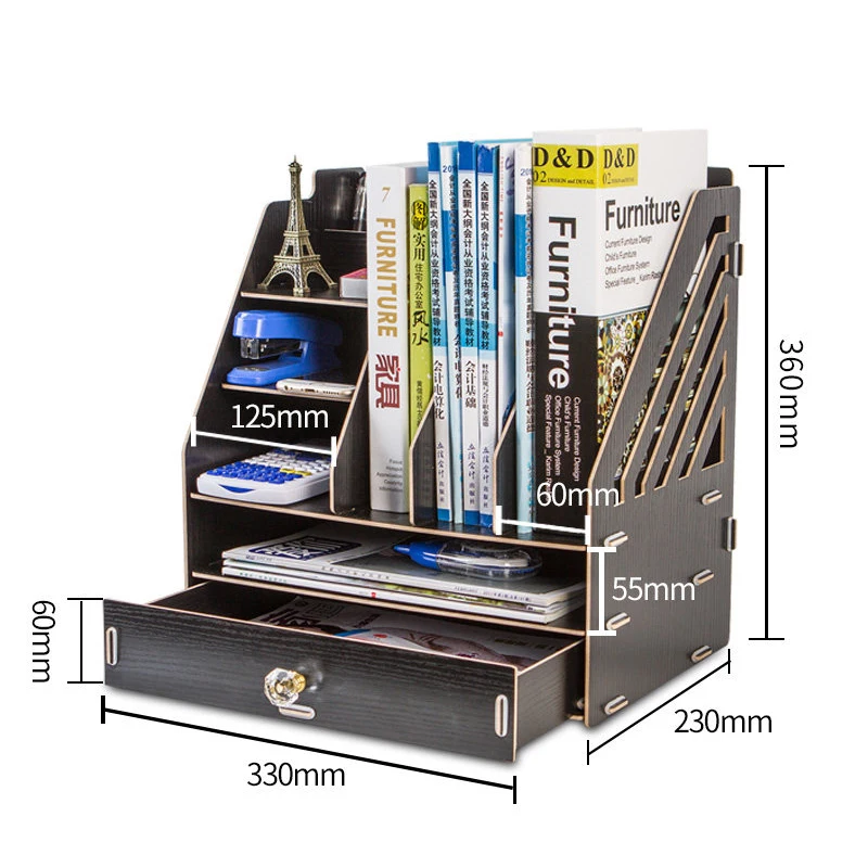 Полка для настольных книг сделай сам настольная коробка хранения документов