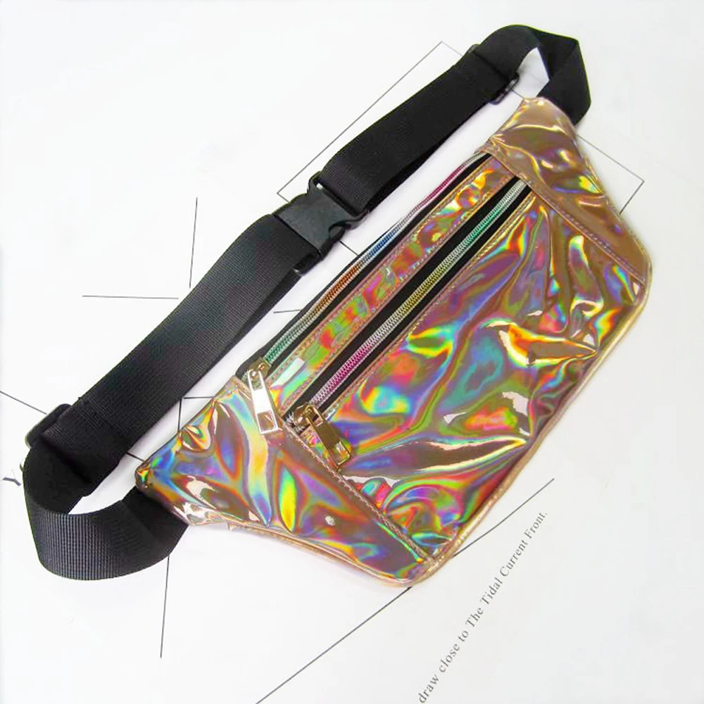 Новая женская голографическая поясная сумка heuptas с голограммой отражающая