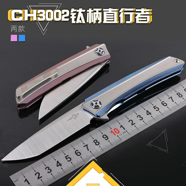 

High quality Tactical Folding Knife S35VNSteel Blade Titanium Handle Ball-bearing Survival Hunting Pocket Knife Camping EDC Tool
