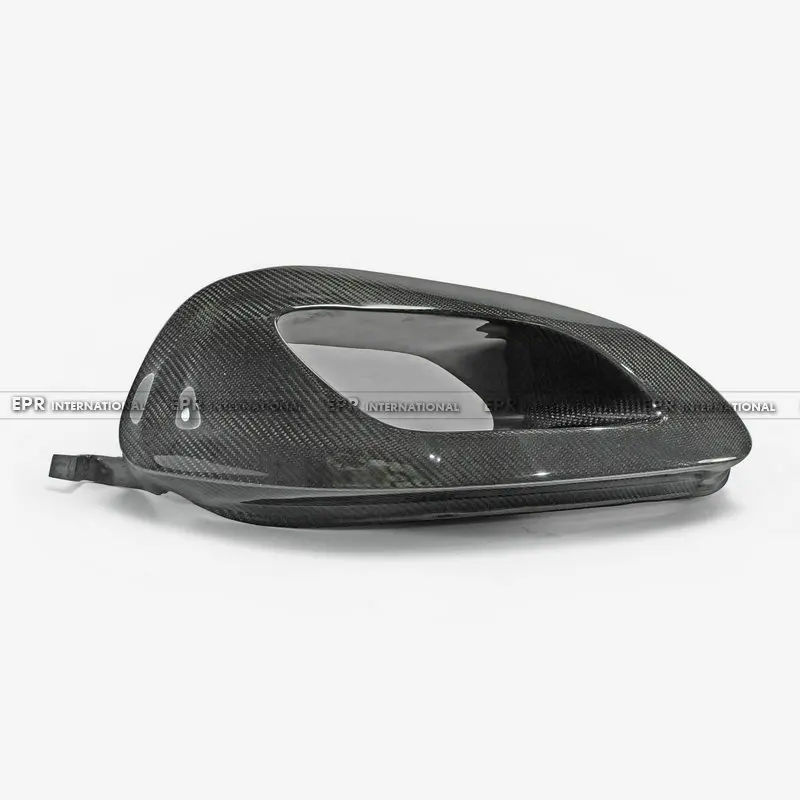 Автомобильные аксессуары для Civic EK9 96-98 карбоновые фары Воздуховод RHS глянцевый волоконный воздухозаборник для бампера Впускной корпус комплект гоночная отделка