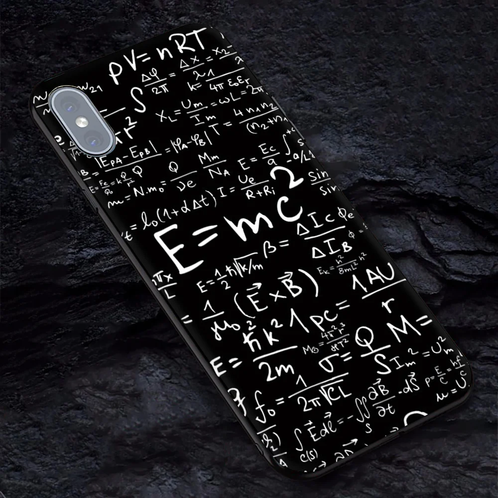 Physical formula E = mc2 чехол для iphone 7 plus мягкий из ТПУ 6 6s X XR XS MAX coque fundas | Мобильные телефоны