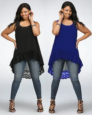 Женская длинная туника на бретельках без рукавов с o образным вырезом Модный