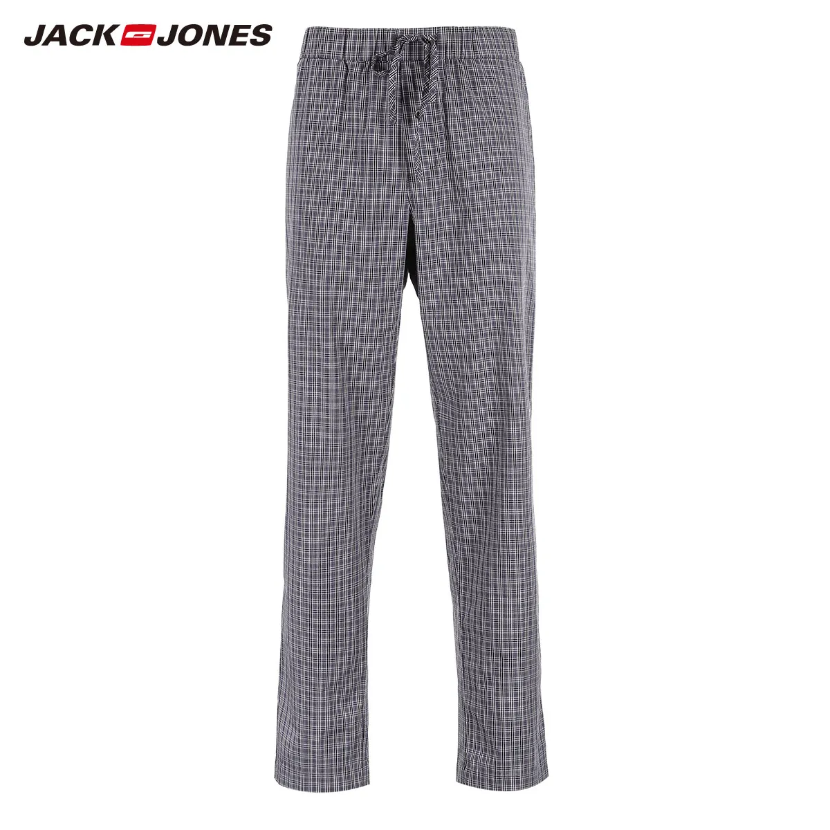 Мужские хлопковые брюки Jack Jones повседневные в клетку на весну и лето 2183HC501|Мужские