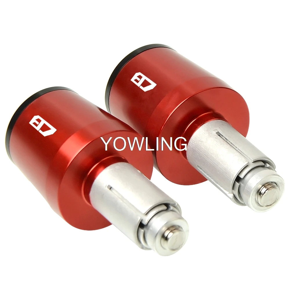 Универсальные ручки на руль мотоцикла с ЧПУ 7/8 &quot алюминиевые колпачки для