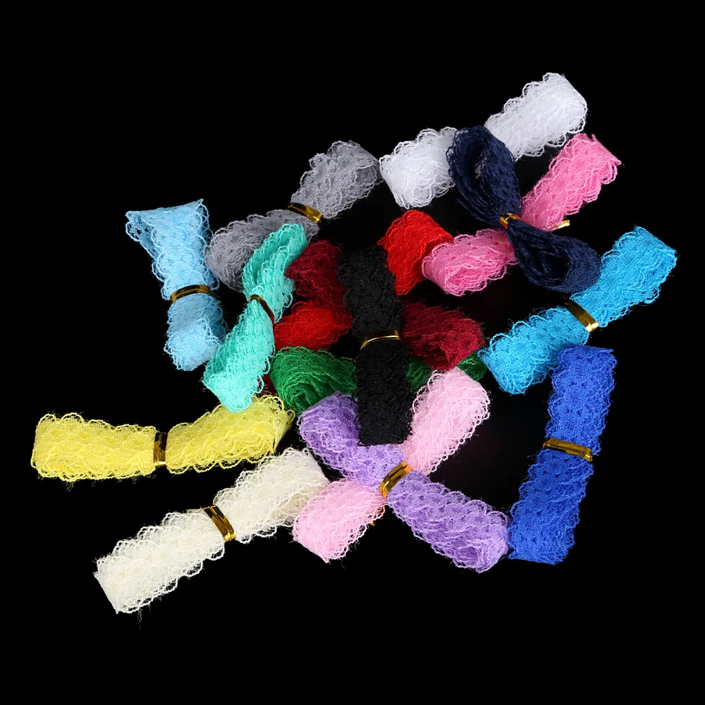 5Yard Width 15MM lace ribbon DIY decorative trim fabric for Baby Hair wedding birthday Christmas accessories sewing materia | Украшения и