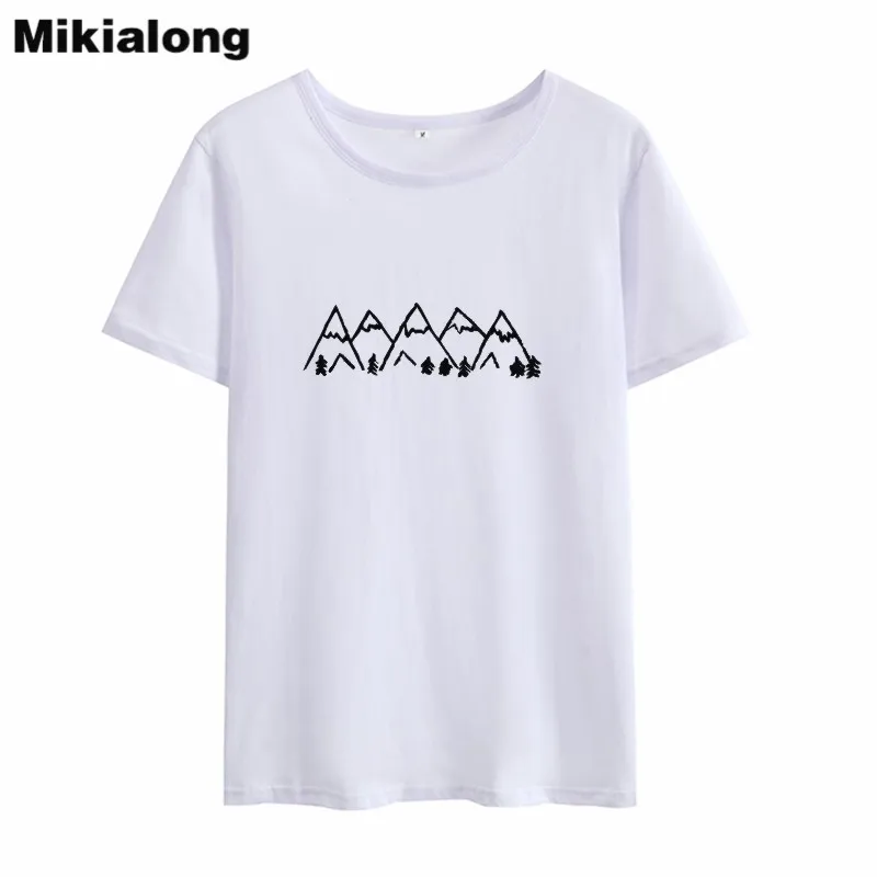 Миссис win Hills графических тройников Для женщин Hipster корейский стиль футболки