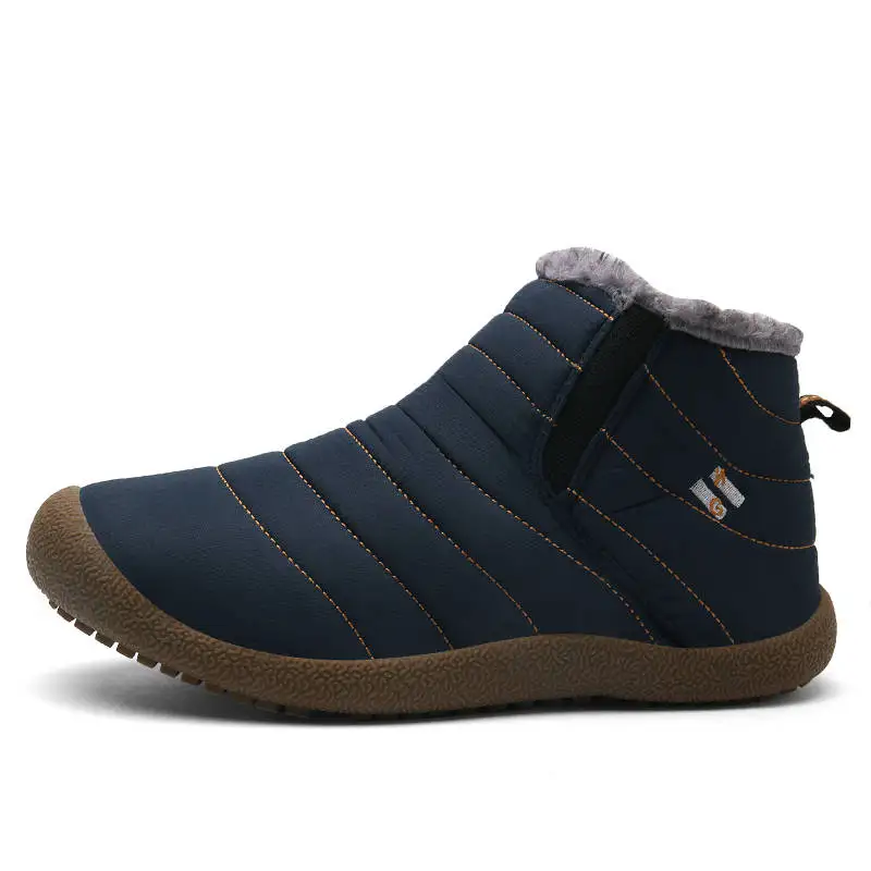 G06-dark blue WOLF WHO/супер теплые мужские зимние ботинки; мужские теплые водонепроницаемые непромокаемые ботинки; Новинка; Мужские Зимние ботильоны; Botas Masculina Bota X-188 - Цвет: G06-dark blue