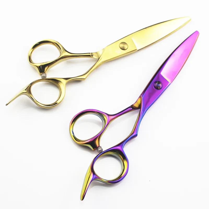 Профессиональные японские Парикмахерские ножницы 440c на заказ 6 дюймов Цветные