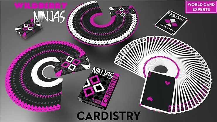ITgimmick Cardistry Ninja Wildberry от De'vo vom Schattenreich and Handlordz Poker|Волшебные фокусы| |
