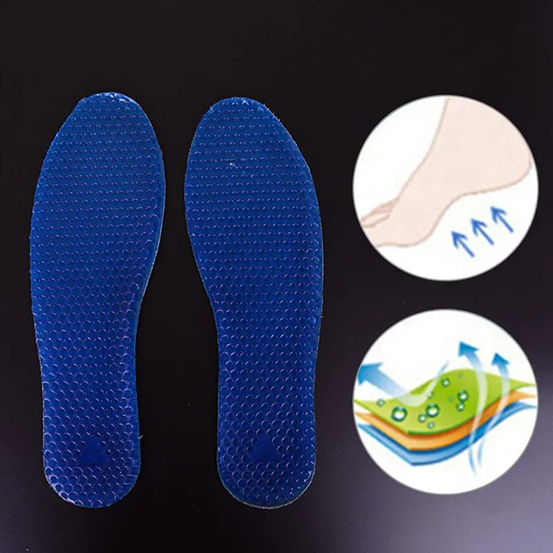 1pair High Quality Gel Insoles Silicone Massaging Sport Shoe Pads Orthotic Arch Foot Care Pad | Обувь