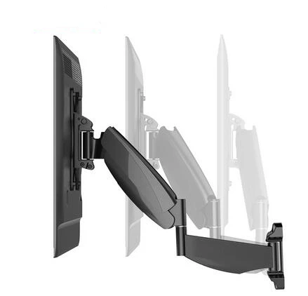 Loctek Move-S1 газовая пружина полное движение 4"-52" ЖК светодиодный ТВ настенное крепление Макс. VESA 400*400 мм загрузка 13-21кг