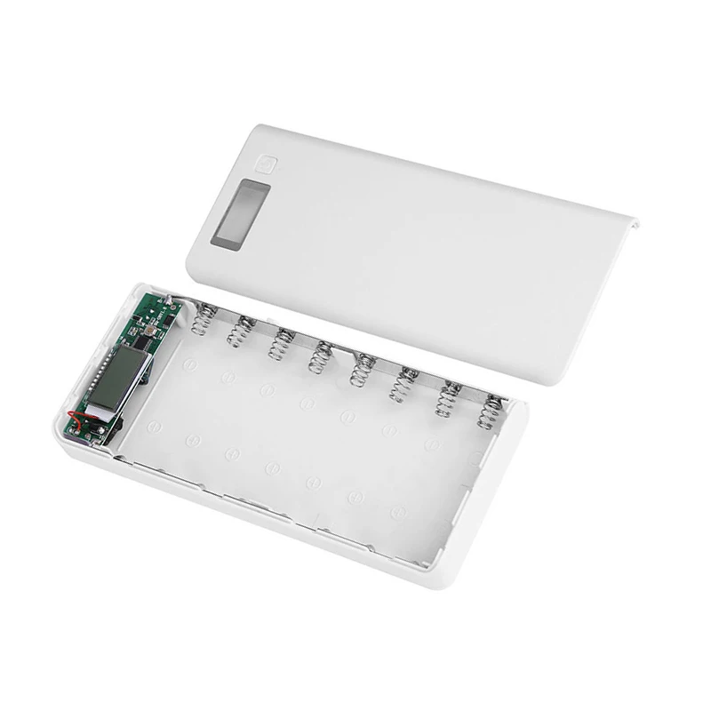 Универсальный 5V 2A USB внешний аккумулятор чехол Набор DIY 8X 18650 зарядное устройство